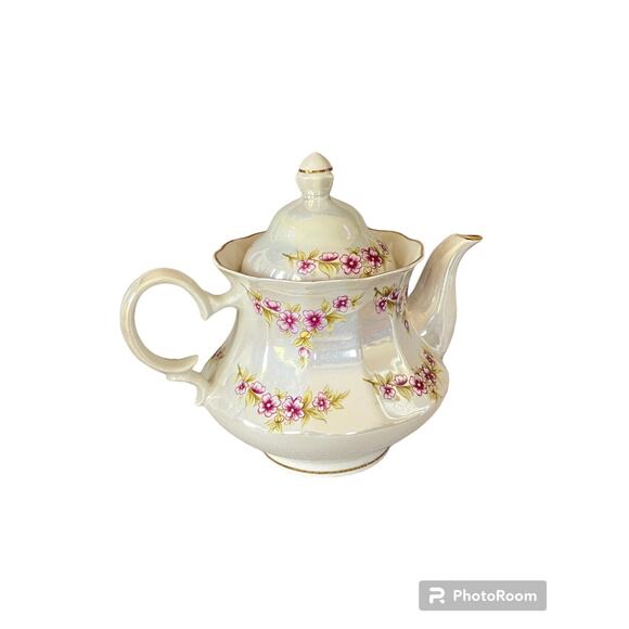 Vintage Floral Teapot Tea  Pot  2 Cups - Picture 3 of 9